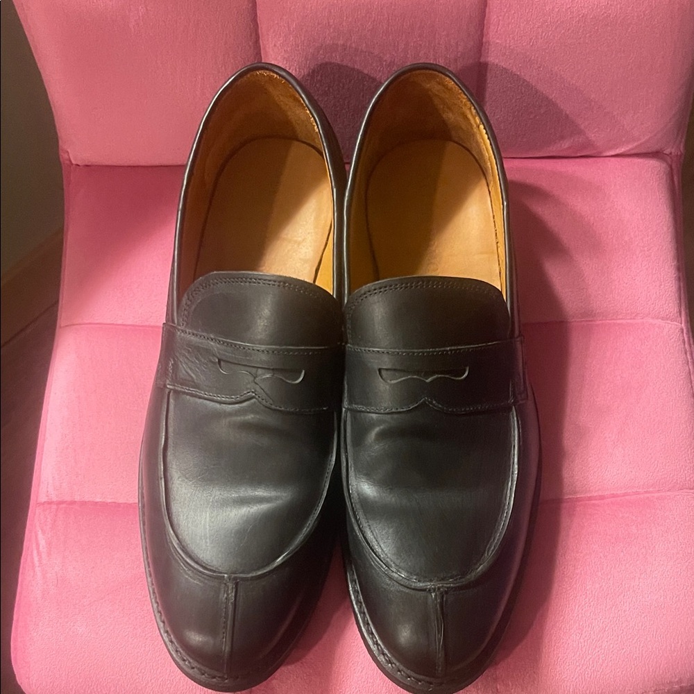 Allen Edmonds Black Leather Slip-Ons
